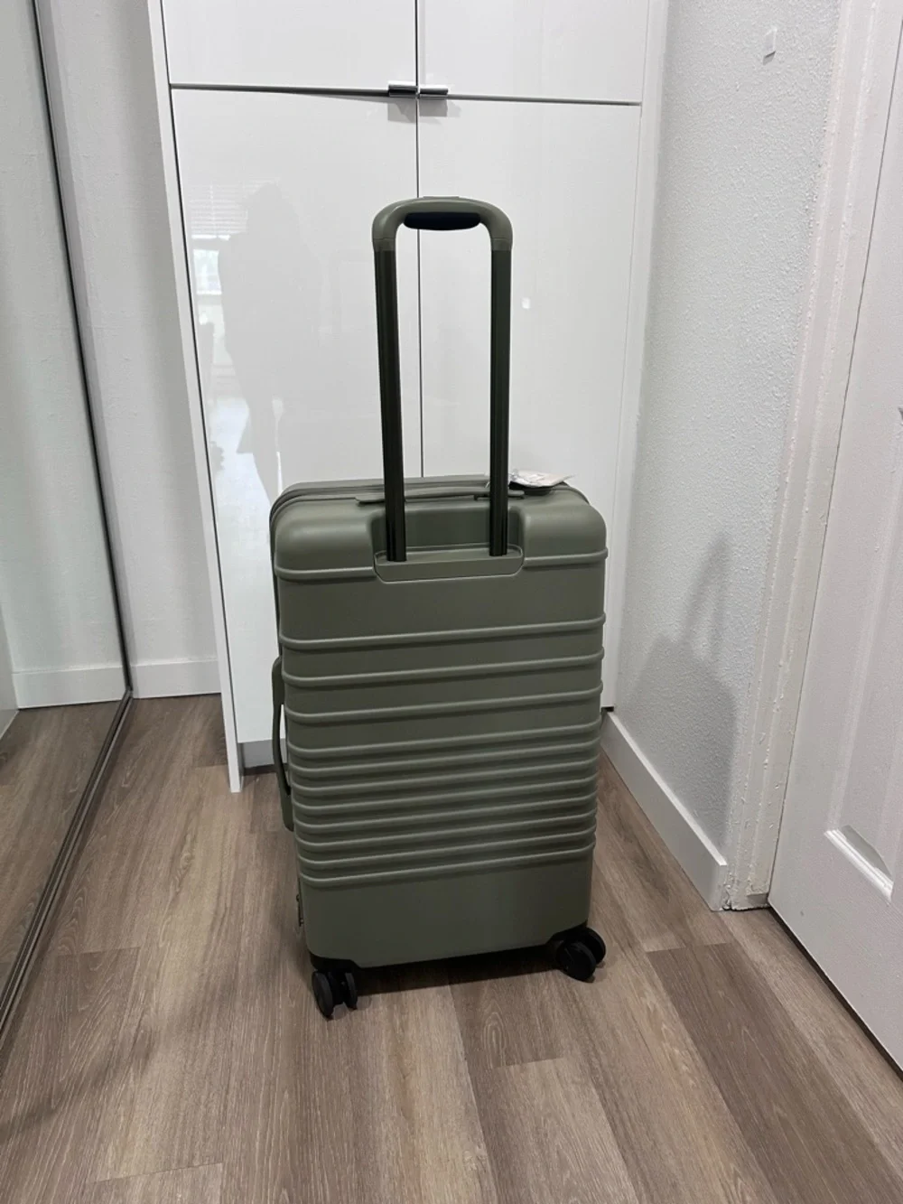 BEIS Olive Green Hardside Carry-On Spinner